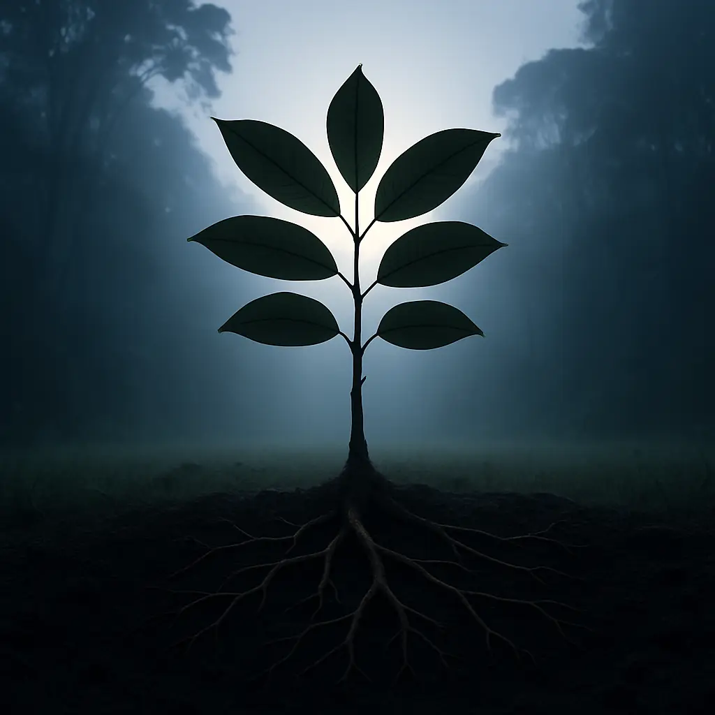 Symbolic still-life reflecting the careful assessment of ibogaine brain de-aging claims