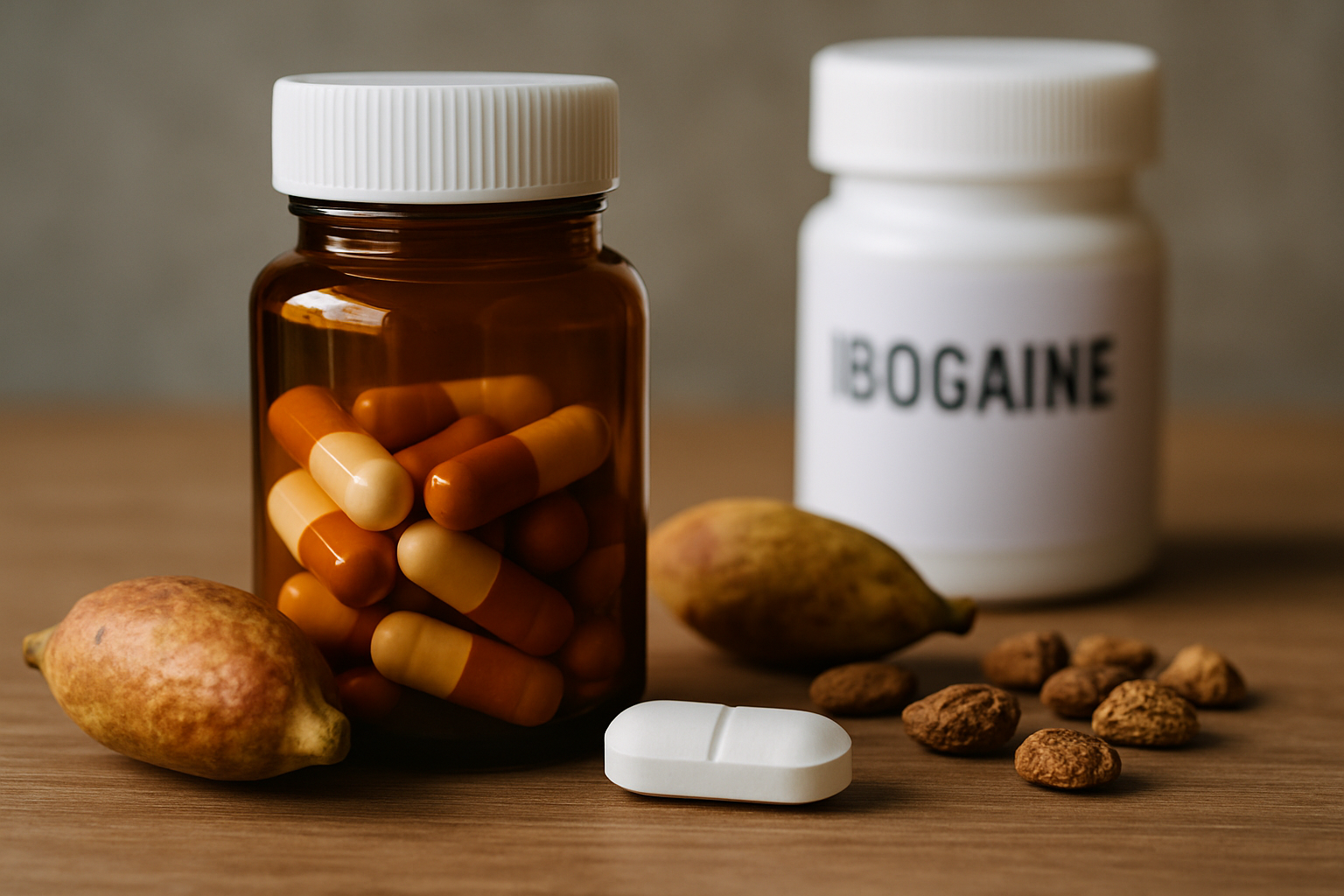 Editorial cover showing clinical context and reflective tone for ibogaine care