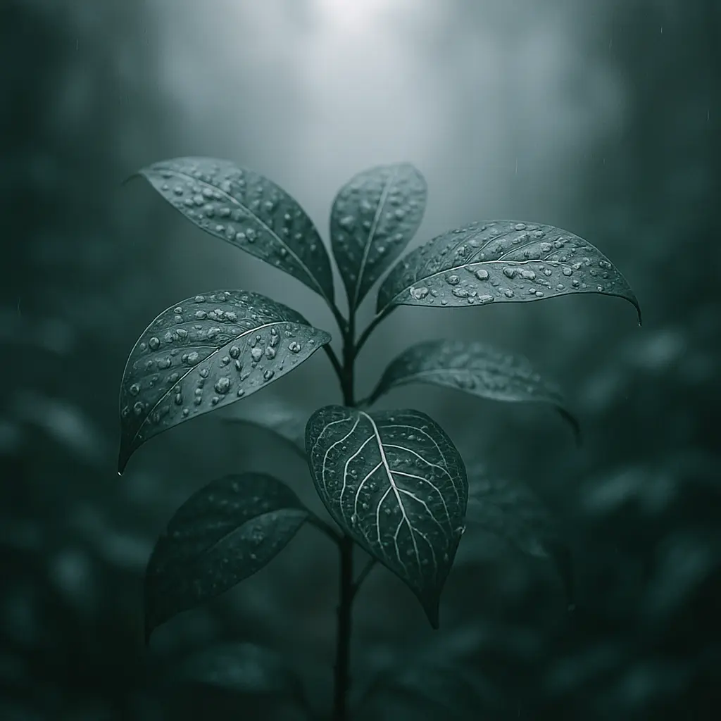 Abstract conceptual image accompanying questions about evidence and uncertainty in ibogaine research