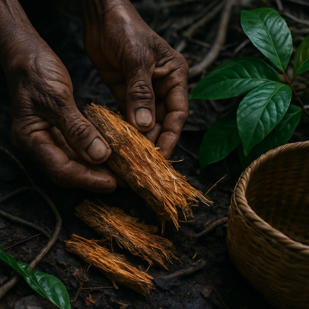 Close detail associated with the discussion of ibogaine treatment and evidence