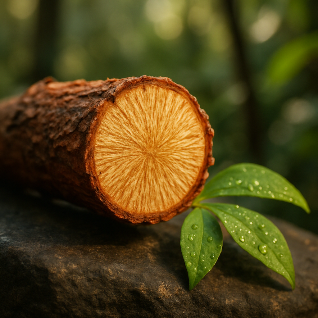 Close-up natural detail reflecting ibogaine’s botanical origins and cultural context