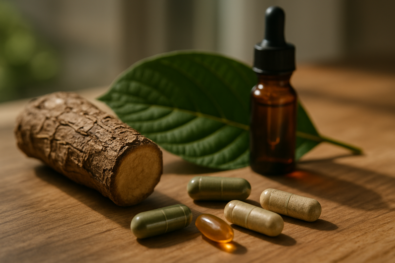 Sunlit tropical landscape introducing a careful overview of ibogaine alternatives