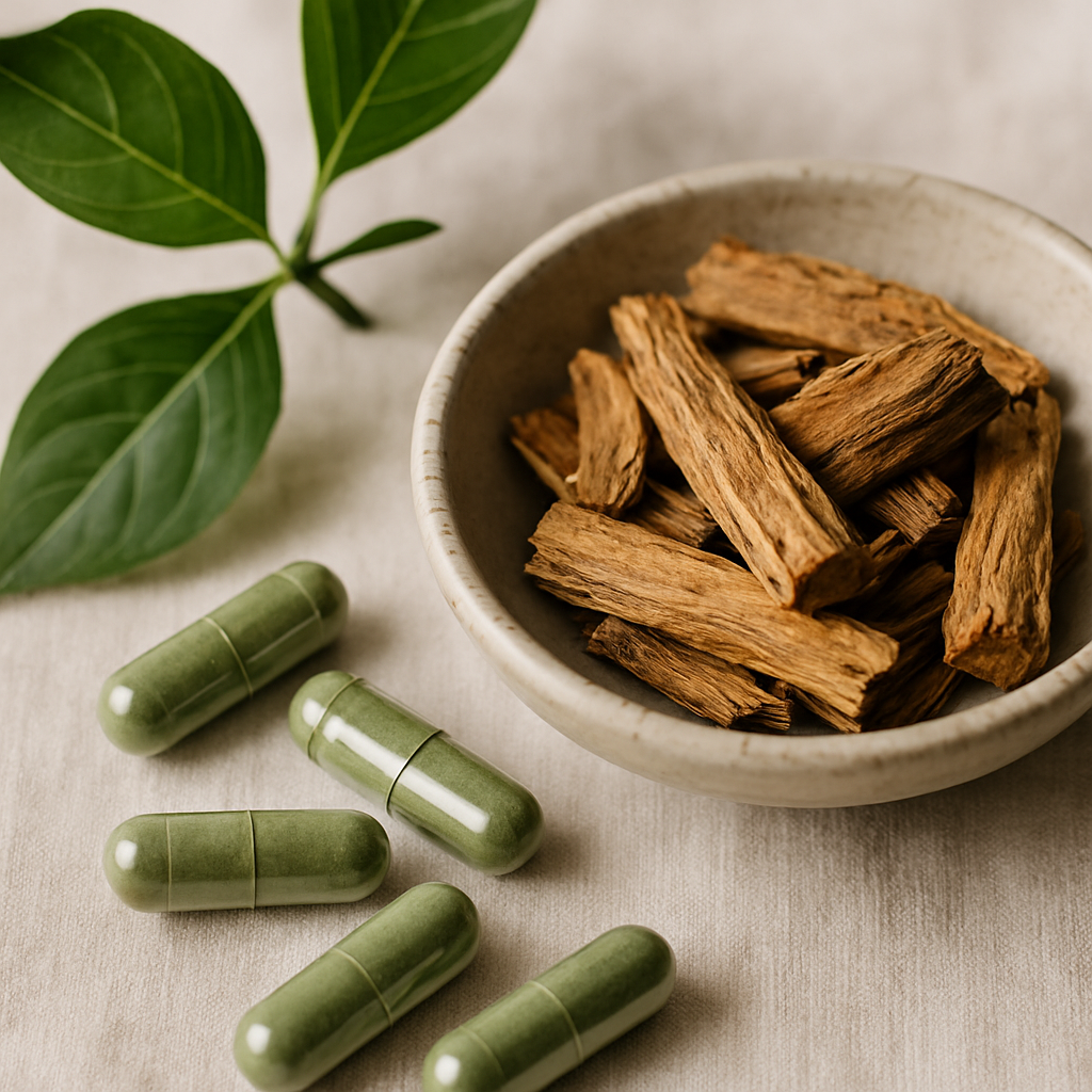 Close-up botanical detail accompanying discussion of emerging ibogaine-related compounds
