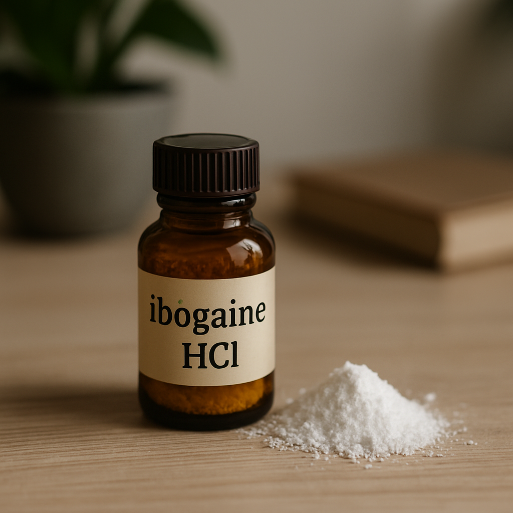 Real-world setting depicting a calm, supervised environment appropriate for ibogaine HCl sessions.