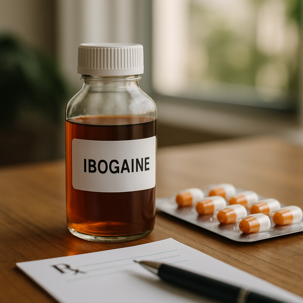 Calm clinical environment representing medically supervised ibogaine treatment settings