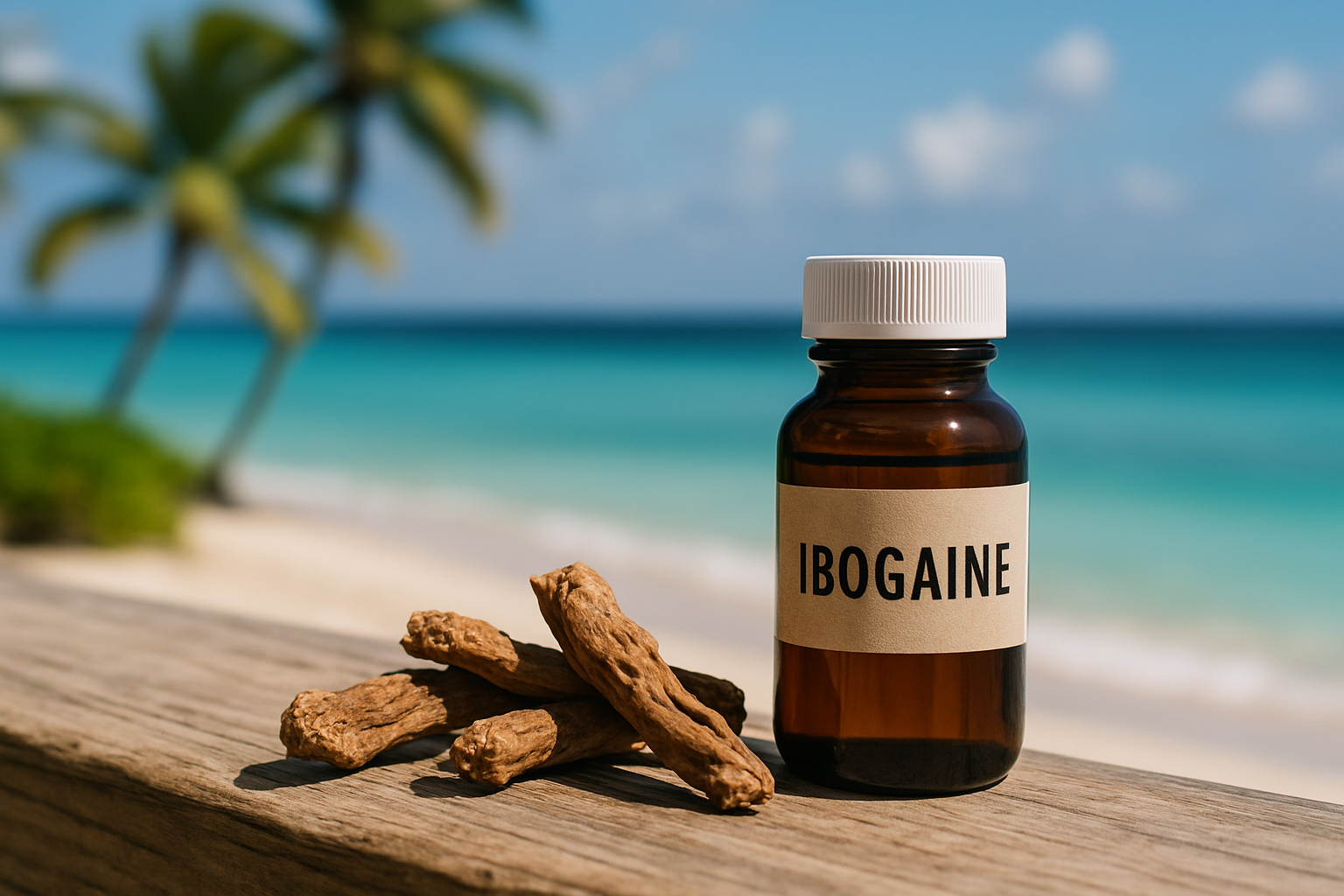 Bahamian coastal setting reflecting the context of ibogaine decisions in the Bahamas