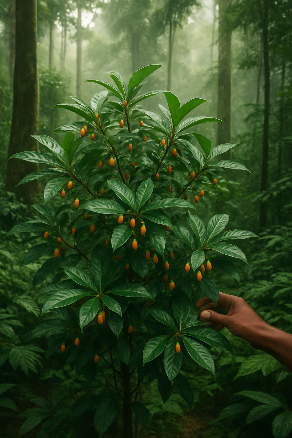 Hands and human connection representing support after an ibogaine experience