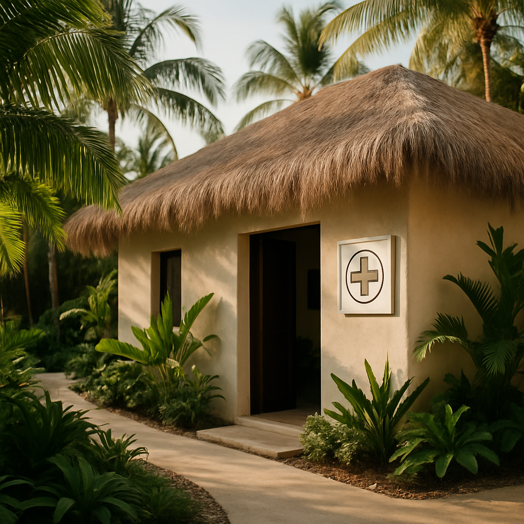 Real-world Mexico clinic environment showing calm patient areas and medical readiness