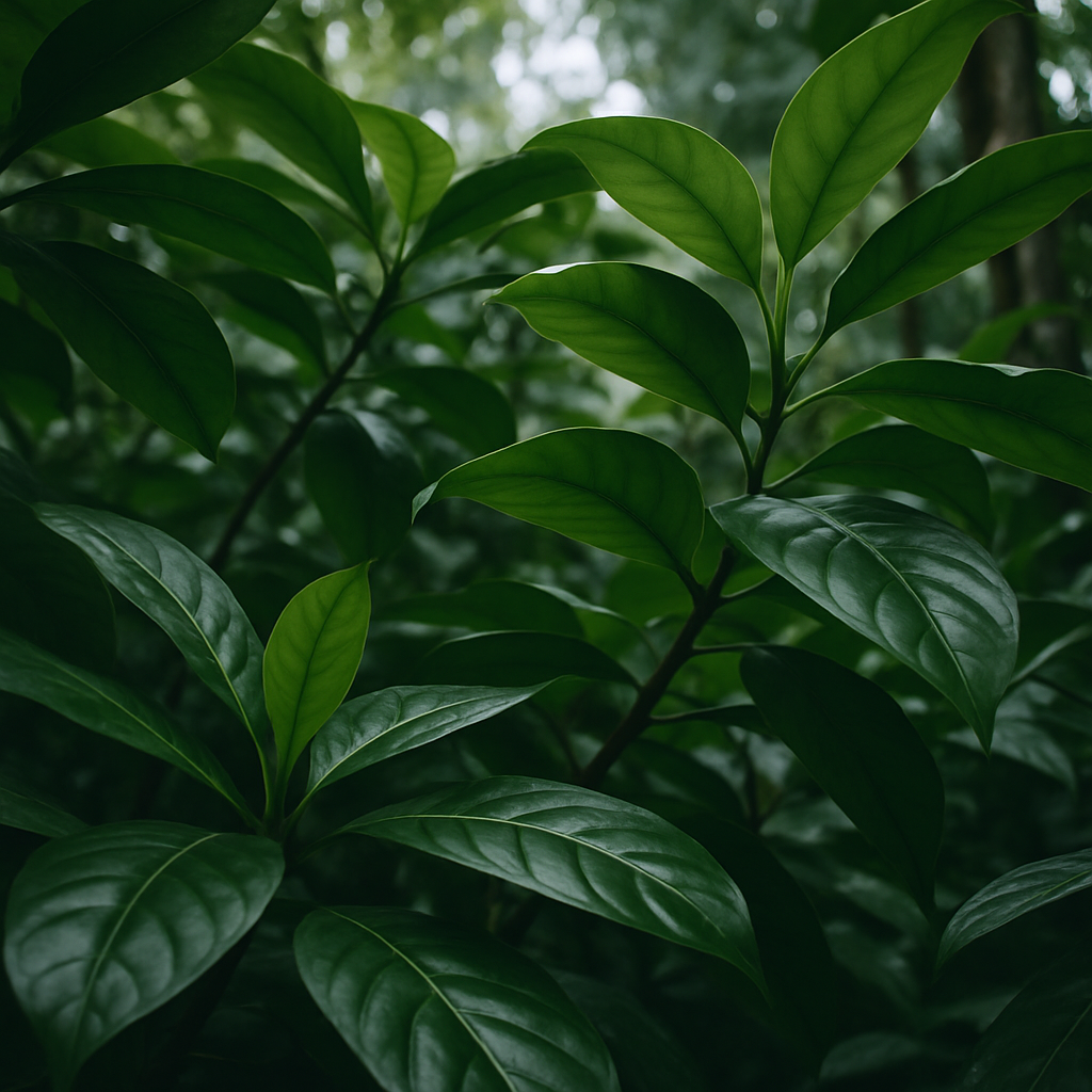 Close detail associated with the concentrated hydrochloride salt form of ibogaine