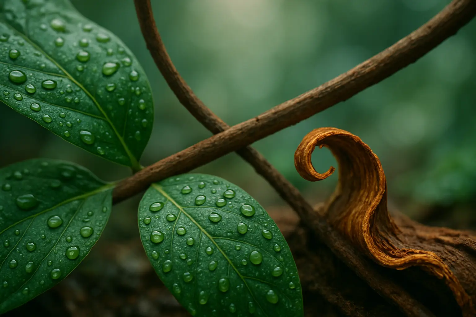 Natural setting evoking a careful comparison of ibogaine and ayahuasca