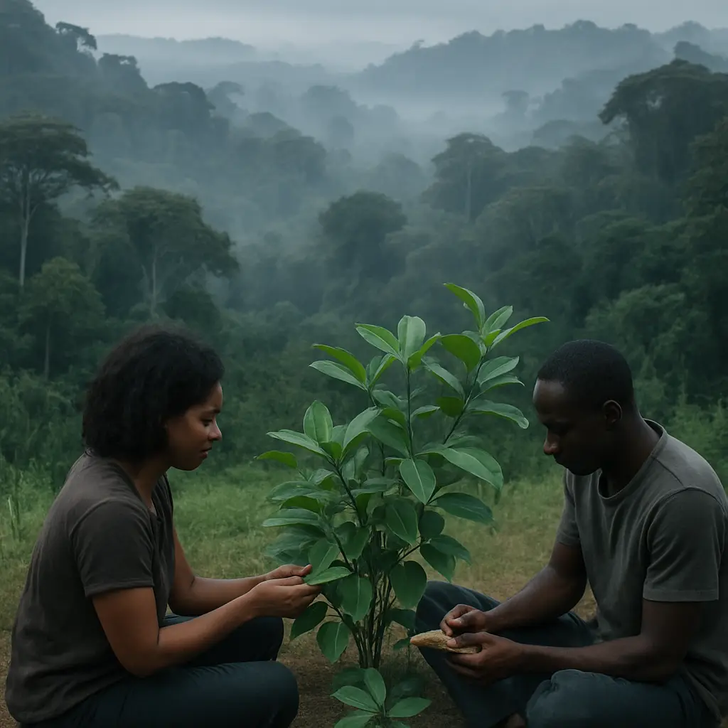 Hands resting together in a quiet, reflective setting