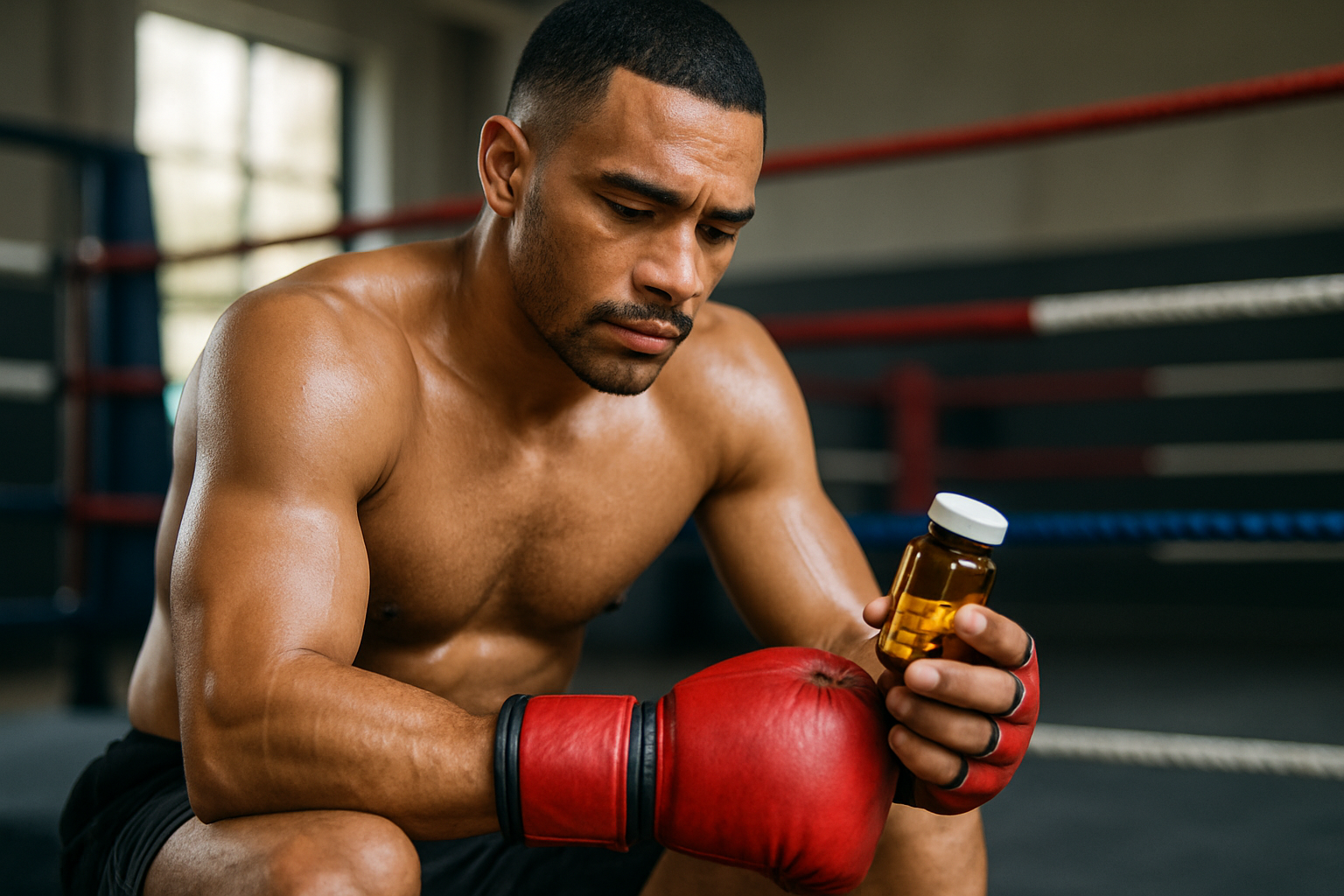Boxer shown alongside medical and policy indicators relevant to ibogaine decisions