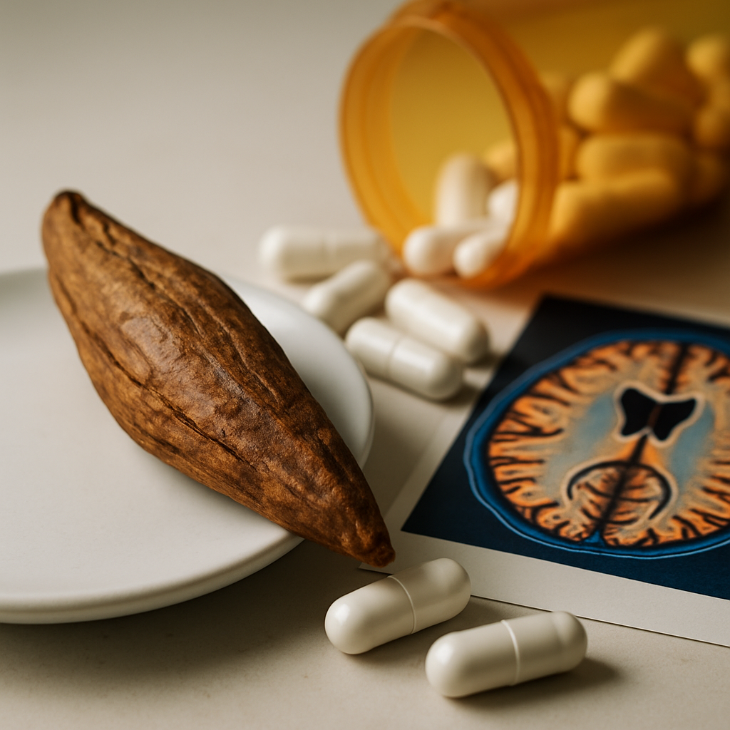 Detail image introducing the core evidence questions about ibogaine and Parkinson’s disease, setting a forensic editorial tone.