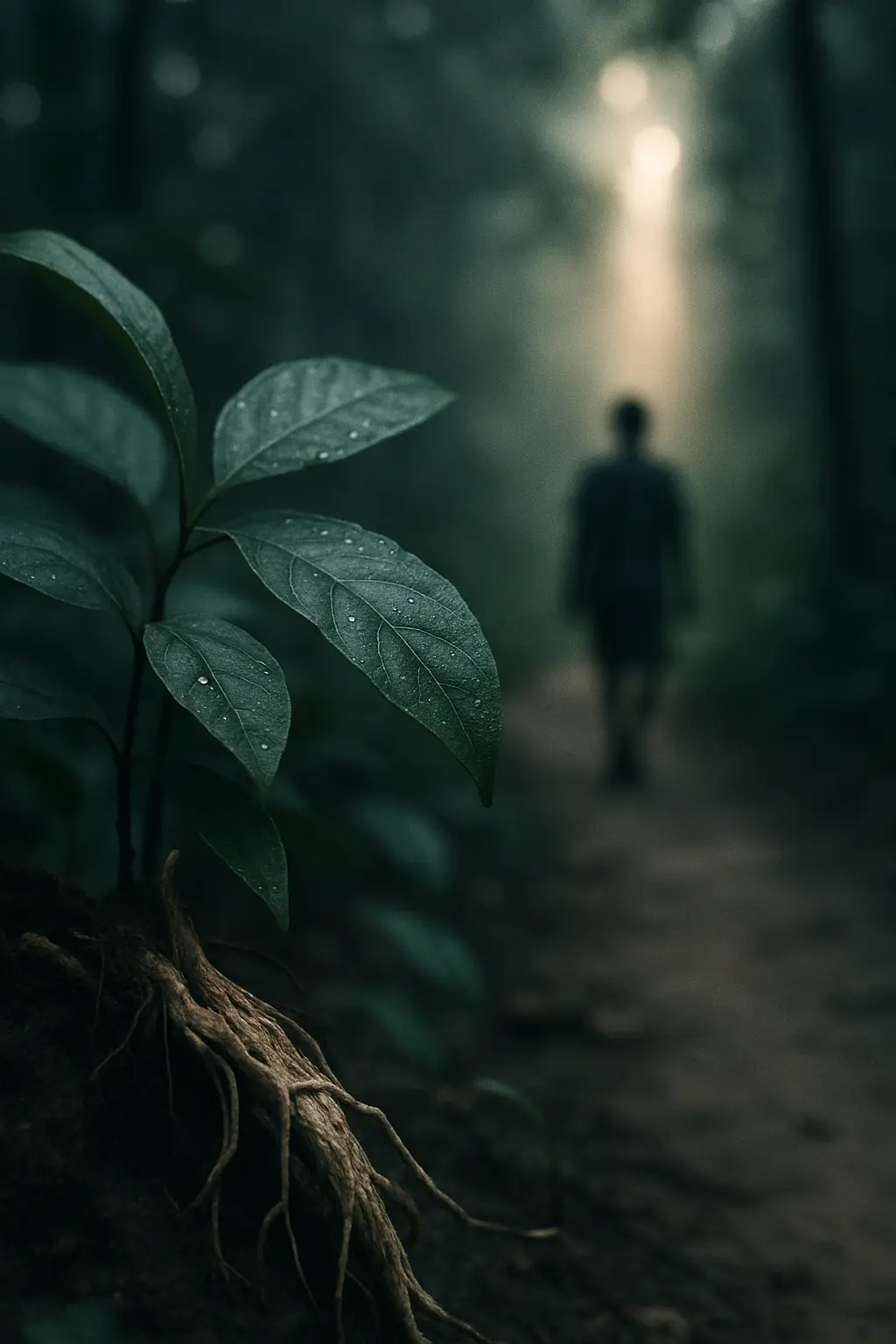 Abstract image accompanying the distinction between pharmacology and claims of lasting change