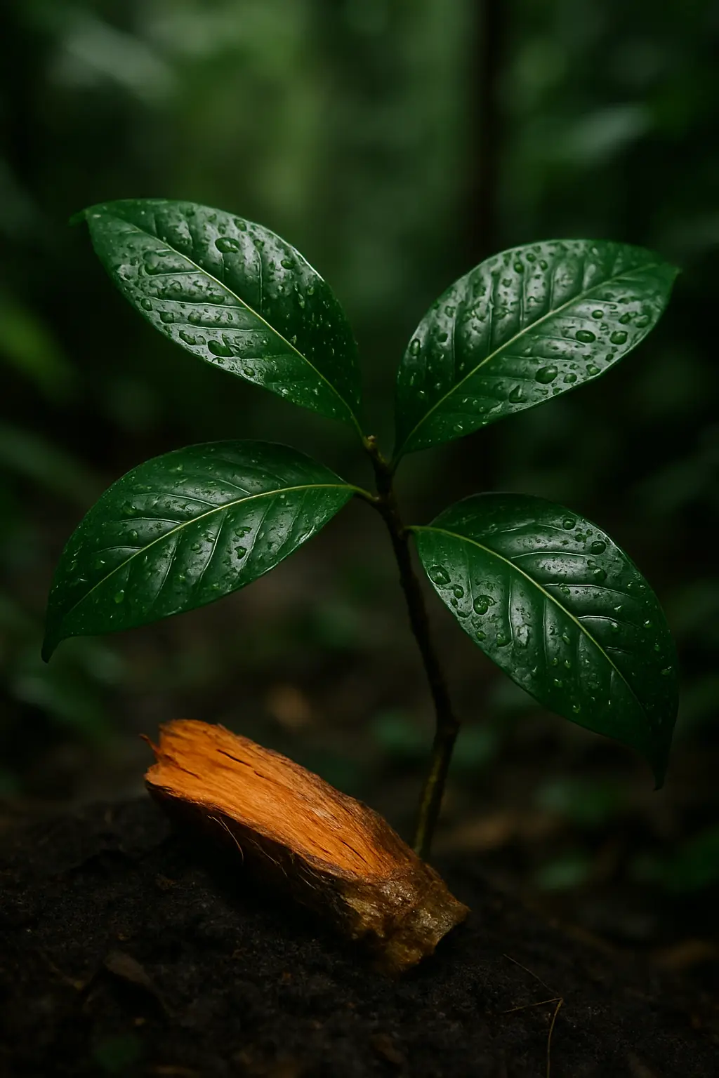 Symbolic still-life reflecting the careful review of ibogaine and Parkinson's research