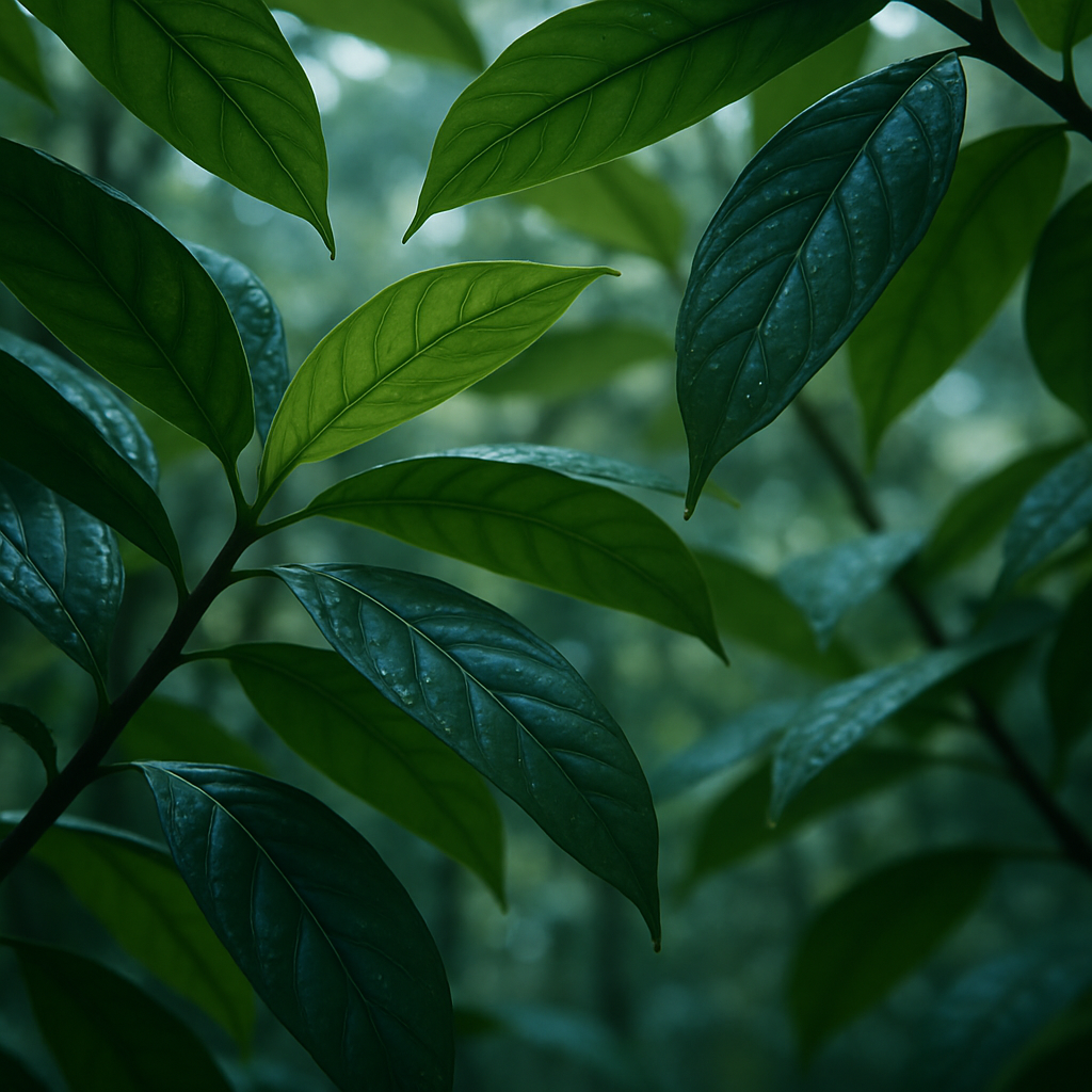 Close natural detail accompanying an explanation of ibogaine receptor activity
