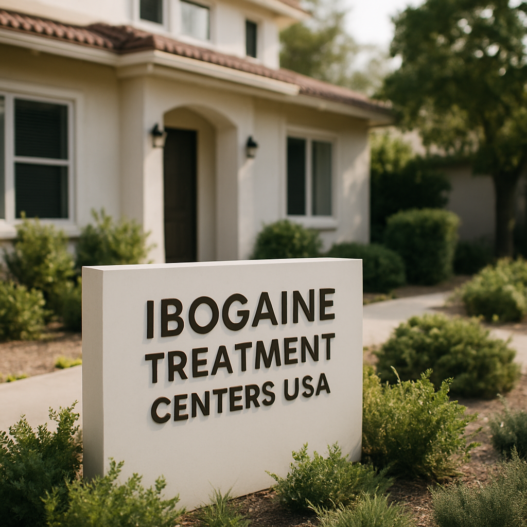 Clinical environment with cardiac monitors and care-team oversight during ibogaine therapy