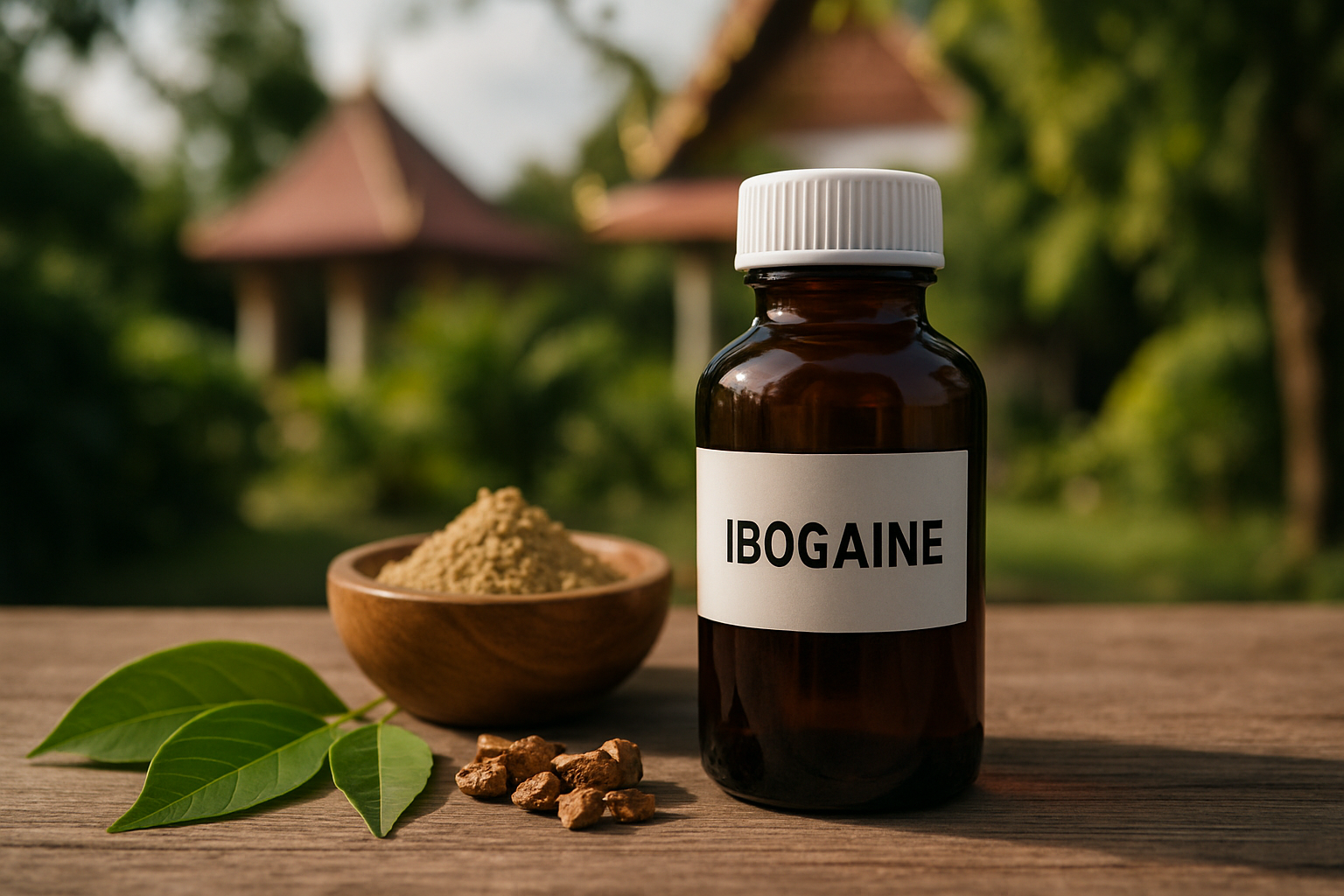 Night-time visual context for ibogaine research in Thailand