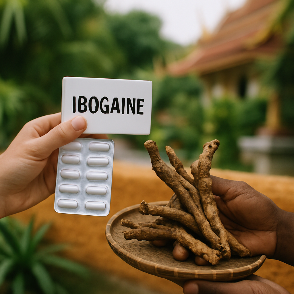 Hands and people-focused context for careful decision-making around ibogaine treatment claims