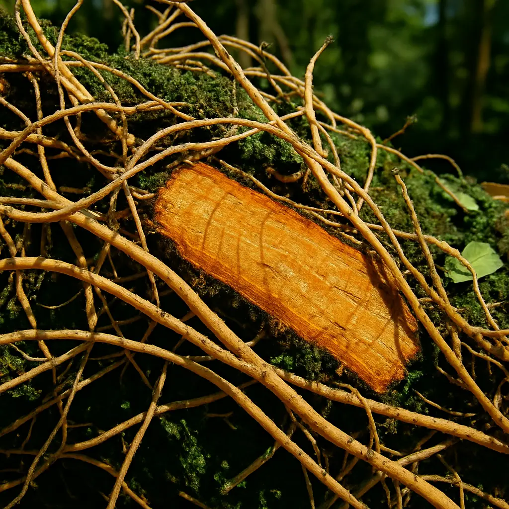Clear visual metaphor for finding answers within a complicated ibogaine subject