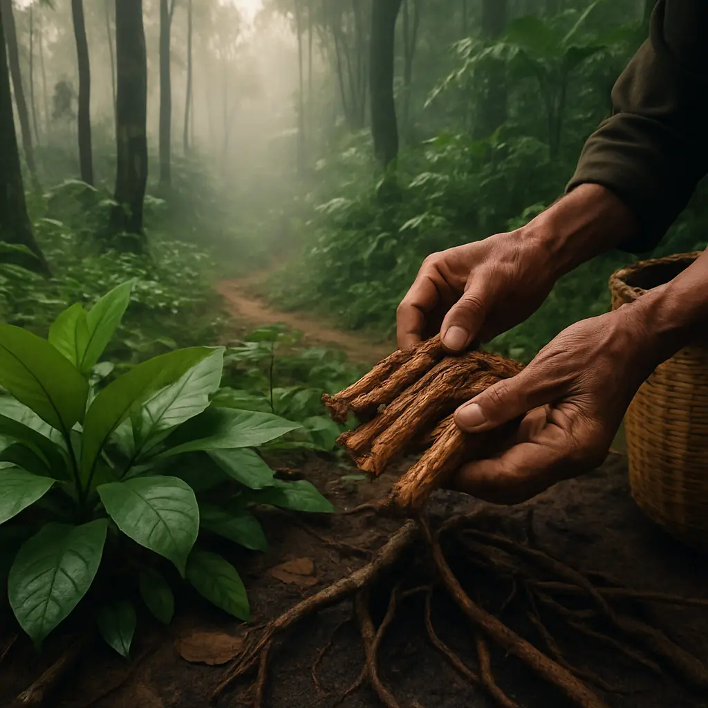 Nighttime visual atmosphere for considering ibogaine policy pathways in Thailand