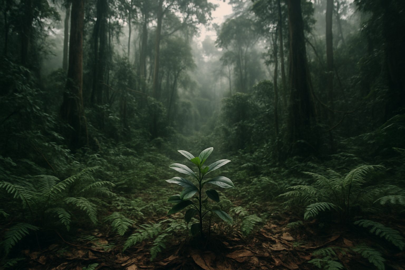 Atmospheric European landscape accompanying a careful discussion of ibogaine treatment