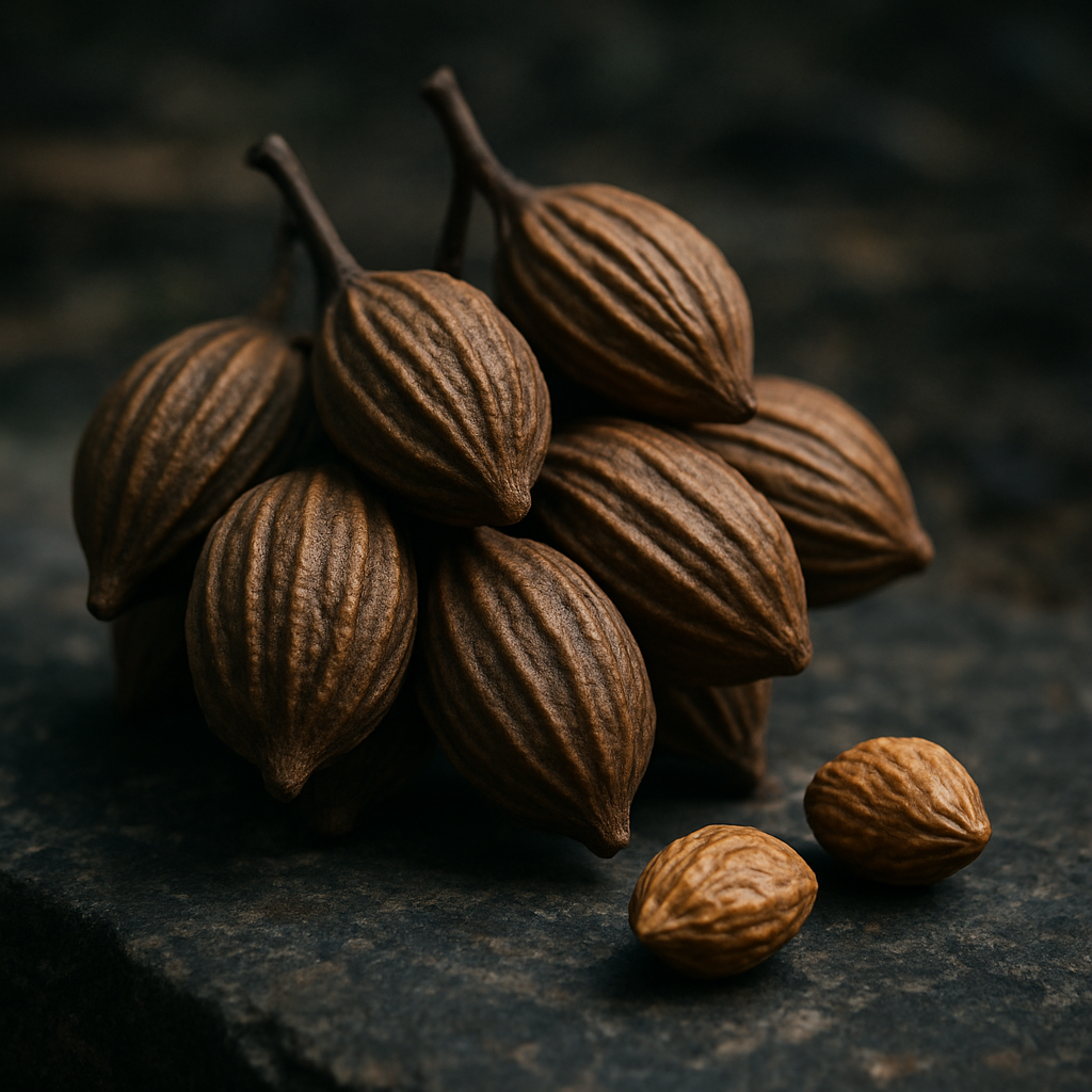 Close-up image accompanying discussion of ibogaine origins and pharmacology