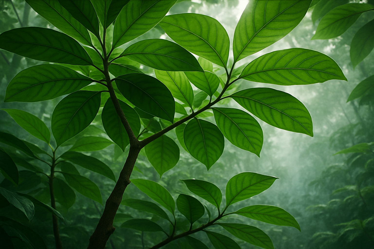 Natural setting illustrating the serious, reflective context of ibogaine and alcohol use disorder