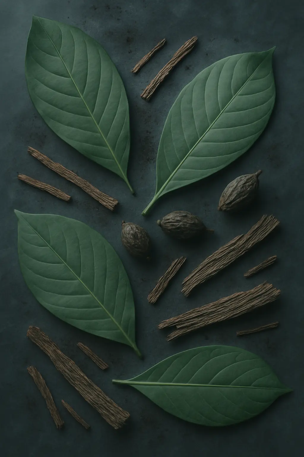 Plant detail reflecting the botanical origins of ibogaine