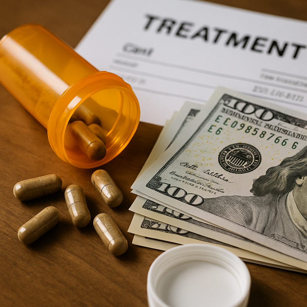 Real-world clinic setting with patient room and coastal travel, illustrating total cost of an ibogaine episode