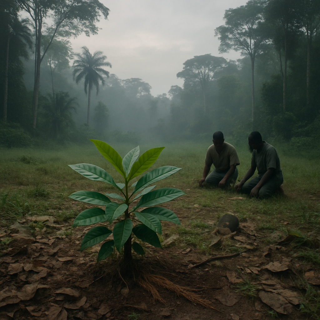 Hands and personal reflection in the context of evaluating ibogaine treatment information