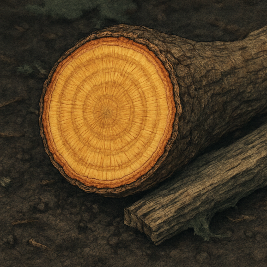 Close-up detail evoking reflection and sensory focus during an ibogaine experience