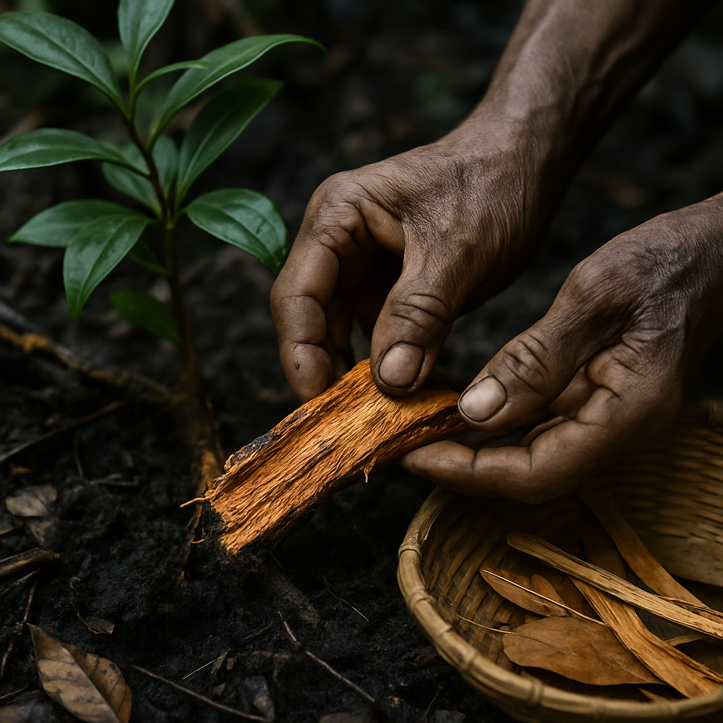 Hands in a supportive setting representing preparation and integration after an ibogaine retreat