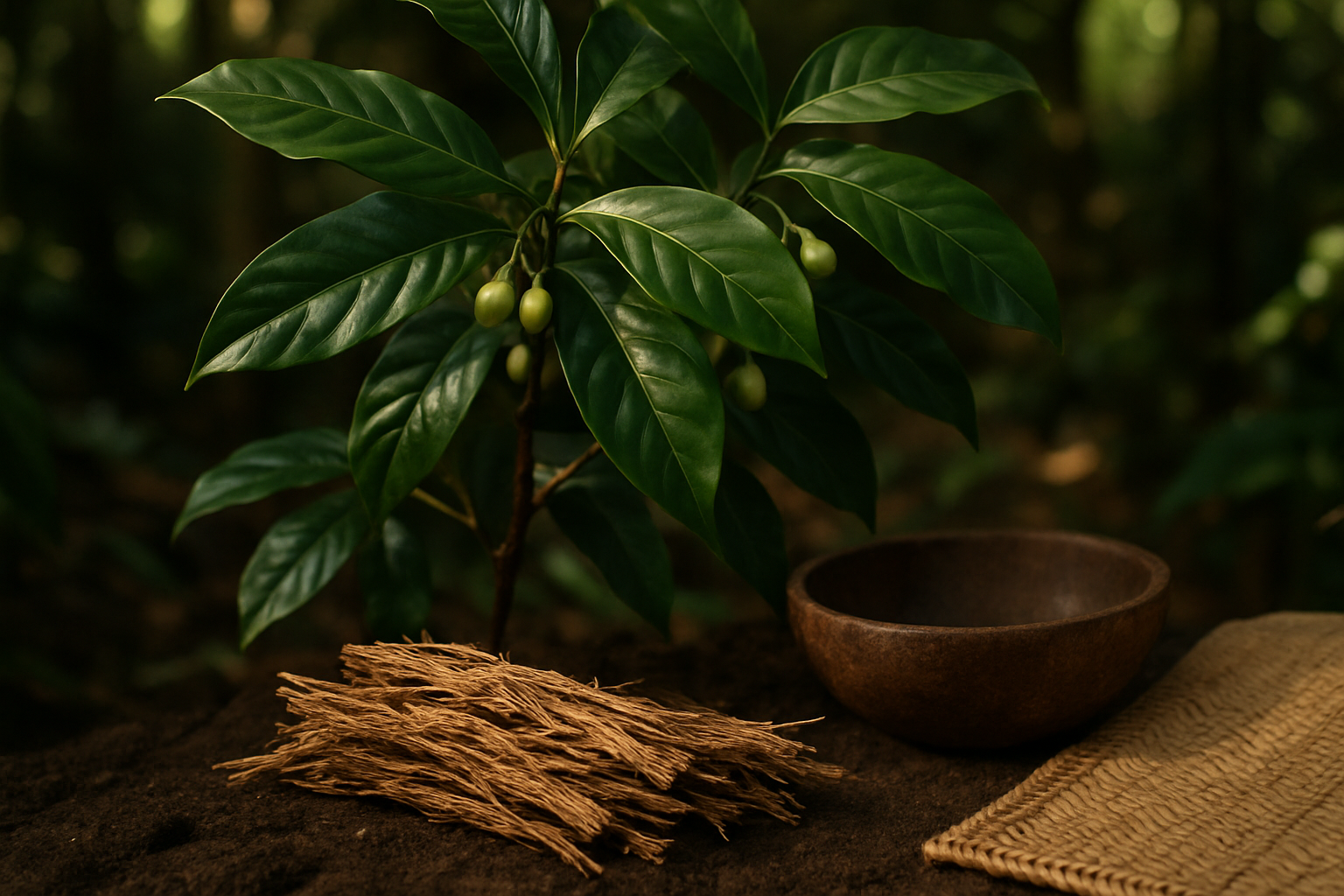 Botanical visual context for understanding ibogaine terminology