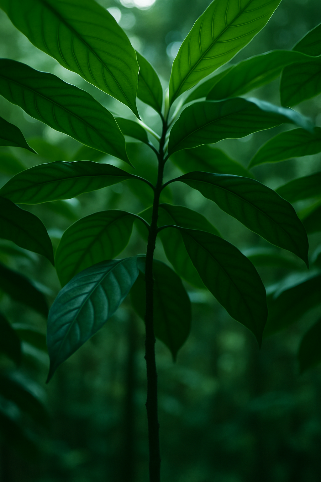 Close-up visual detail accompanying discussion of ibogaine research and risk
