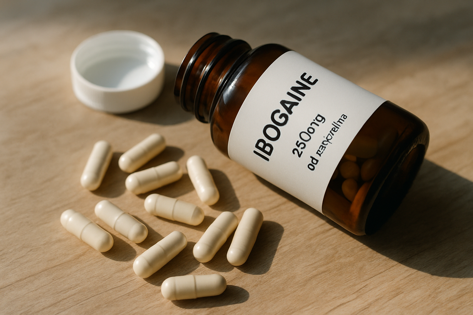 Editorial hero image evoking community discussion about ibogaine on Reddit with a classical, sober tone.