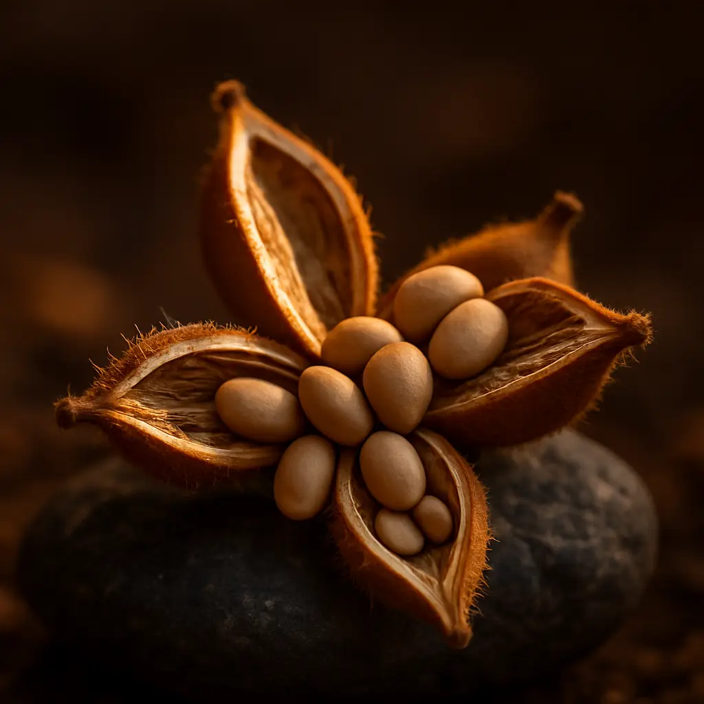 Botanical detail accompanying discussion of Tabernanthe iboga and root bark
