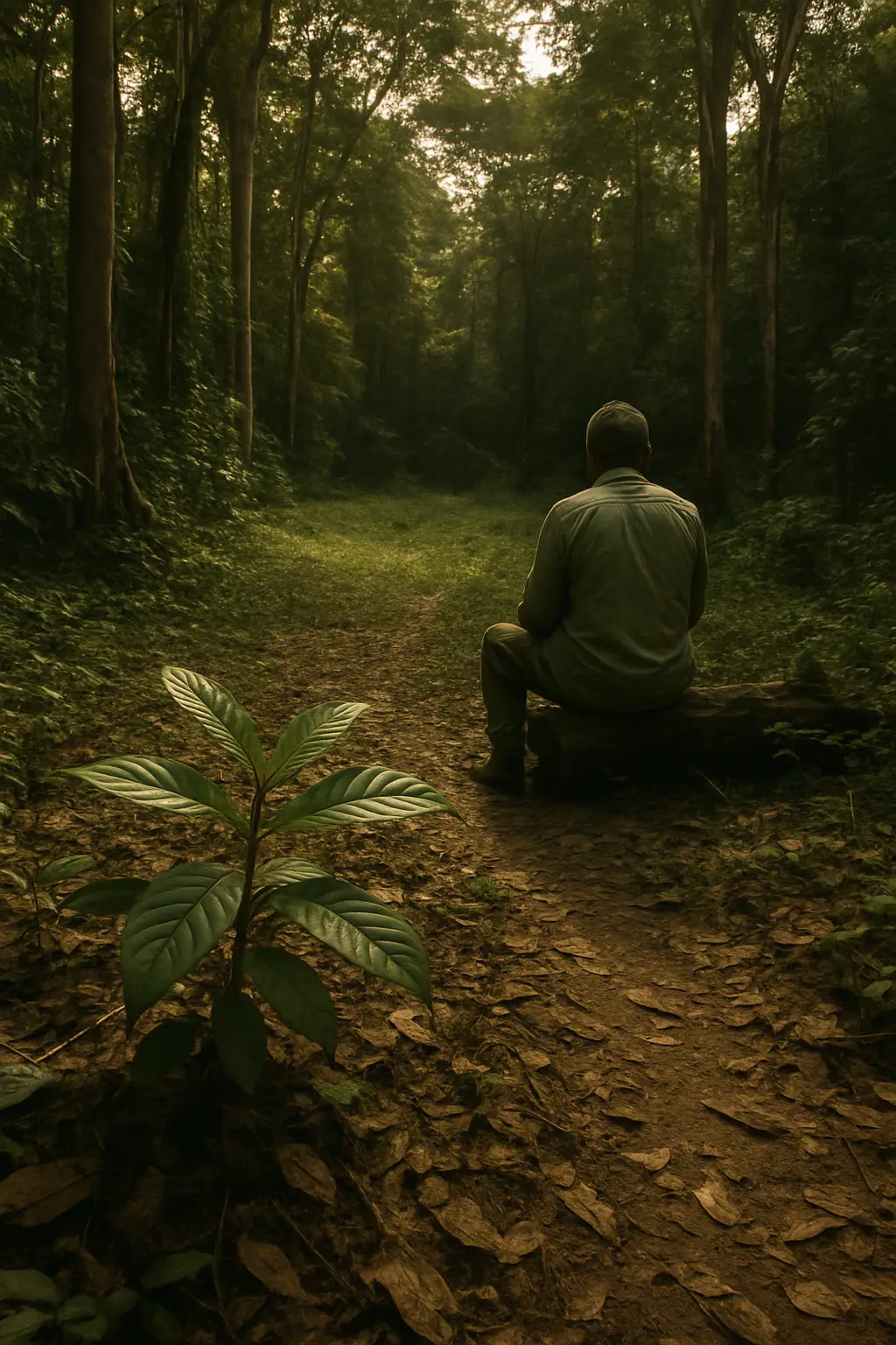 Quiet behind-the-scenes view accompanying a guide to veteran PTSD and ibogaine cases