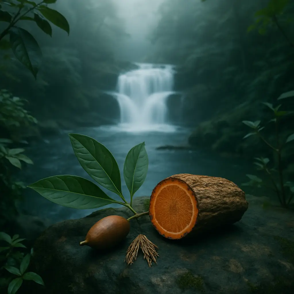 Symbolic still-life accompanying a careful reading of ibogaine experience narratives