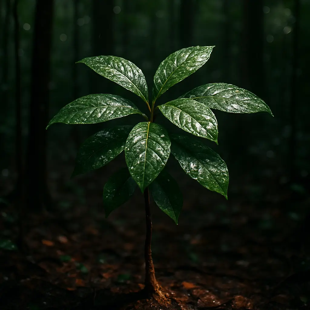 Close view of plant material discussed in relation to iboga root bark