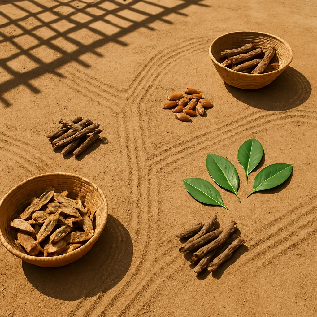 Symbolic still-life representing careful evaluation before ibogaine treatment decisions