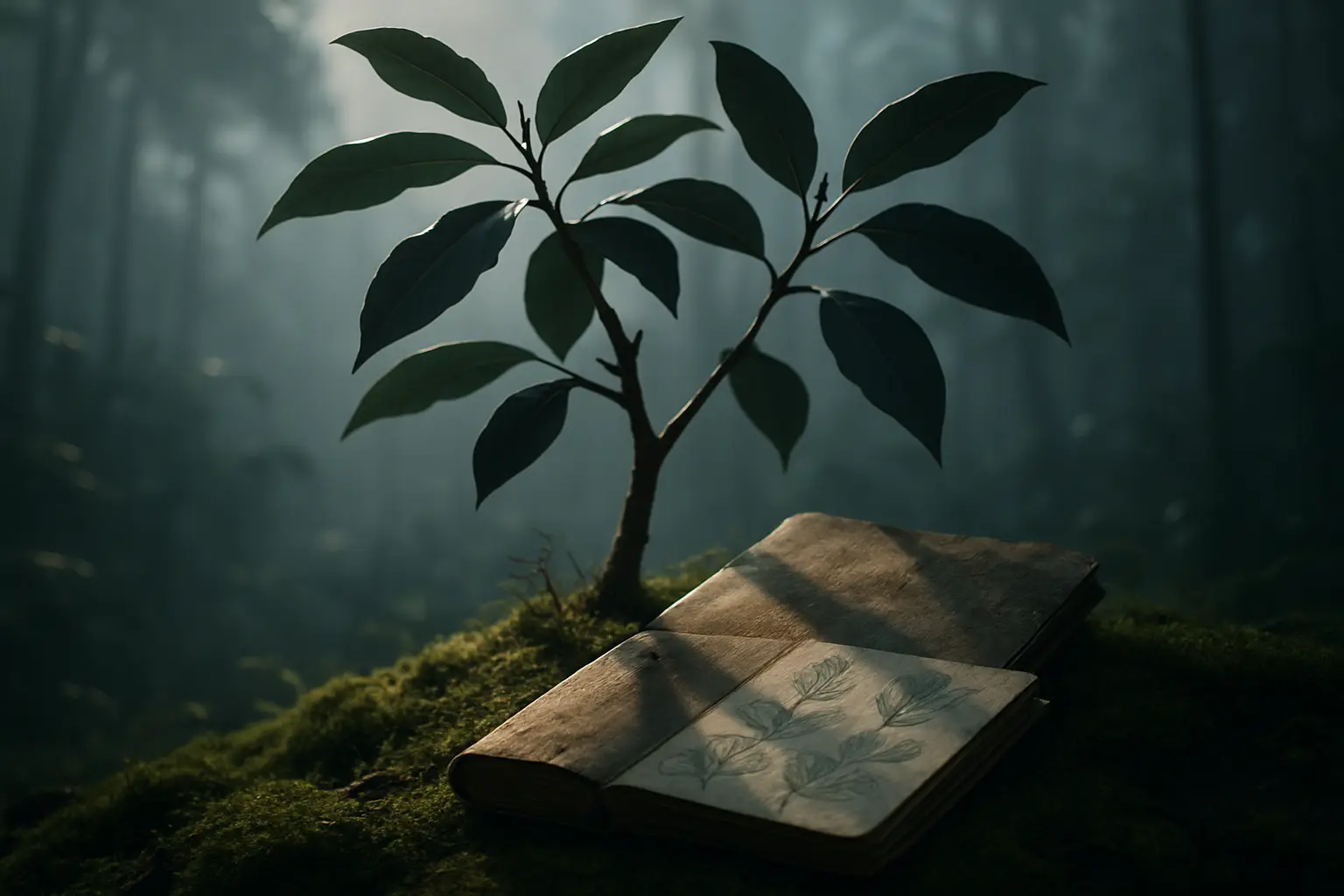 Research materials arranged for an evidence-focused review of ibogaine and neuroplasticity