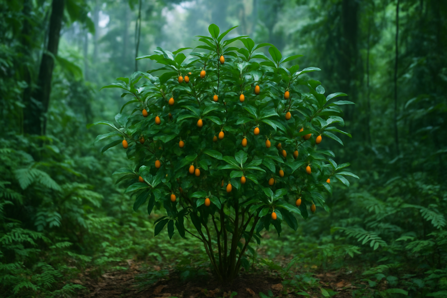 Contemplative landscape representing international pathways for ibogaine treatment