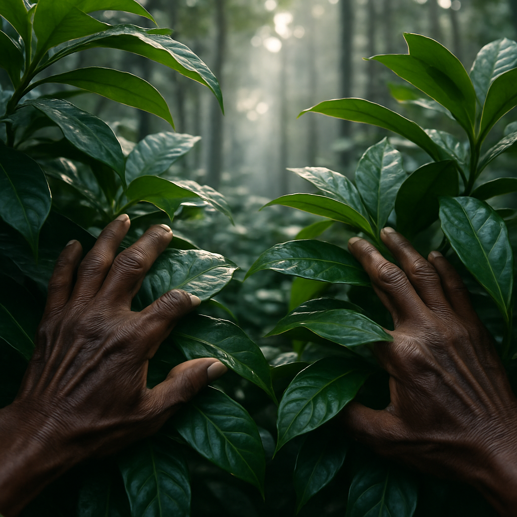 Hands meeting in a calm discussion about ibogaine information and options