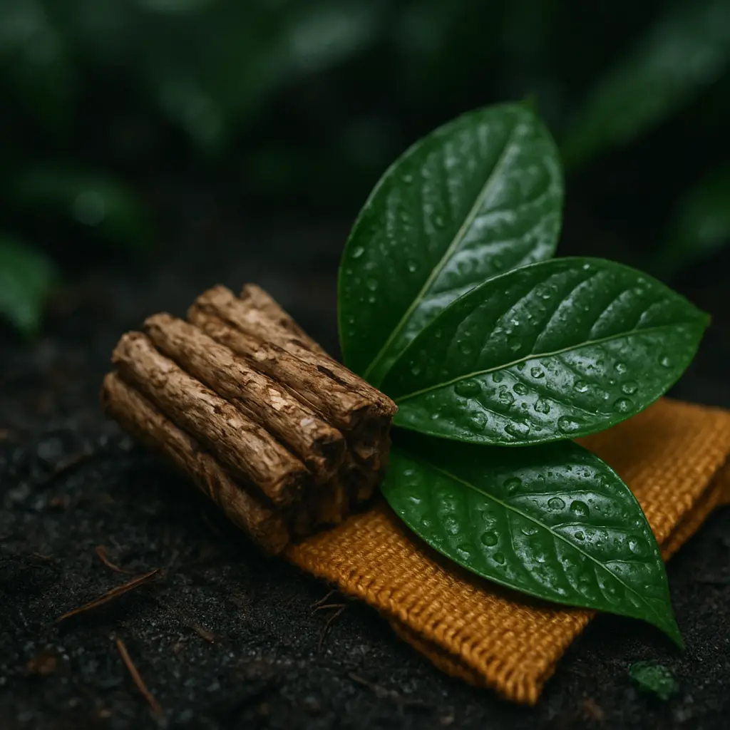 Symbolic still-life reflecting careful study of ibogaine in Bwiti contexts