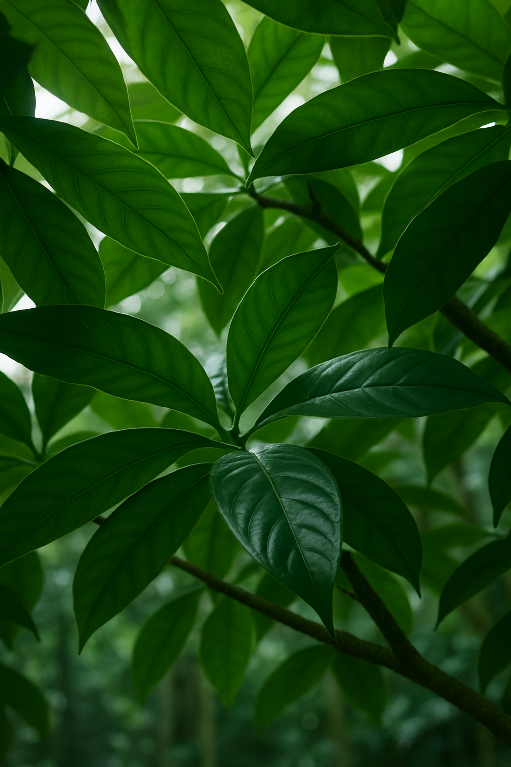 Botanical close-up accompanying discussion of ibogaine science and research