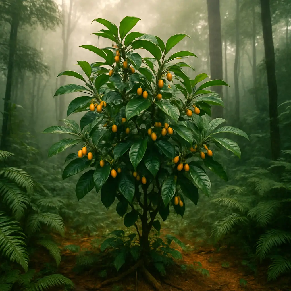 Natural botanical detail reflecting the plant origin of ibogaine