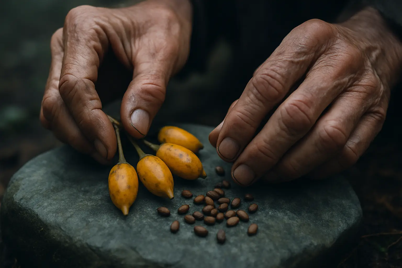Hands held together in a quiet moment of reflection