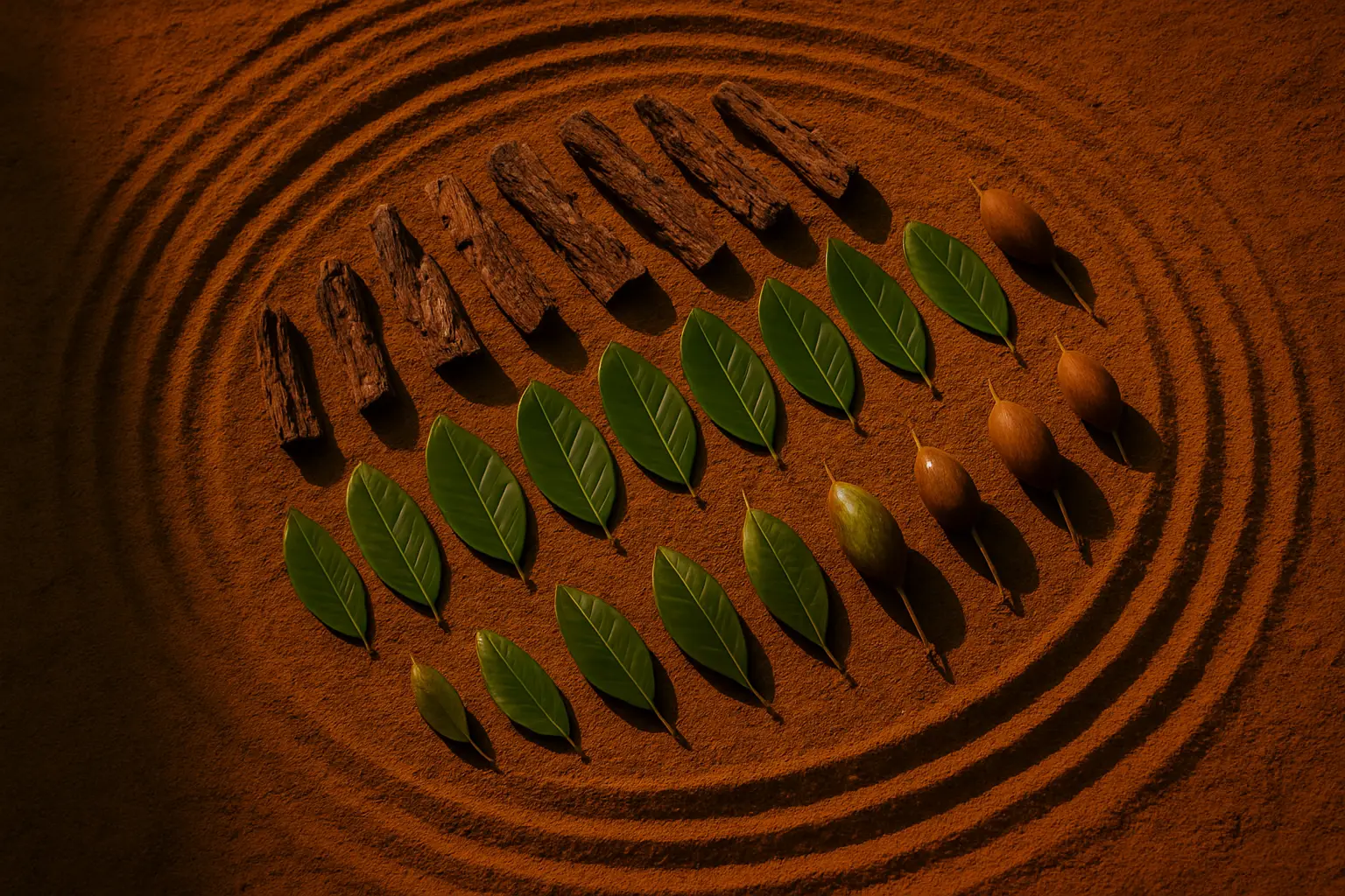Abstract conceptual view representing careful research interpretation