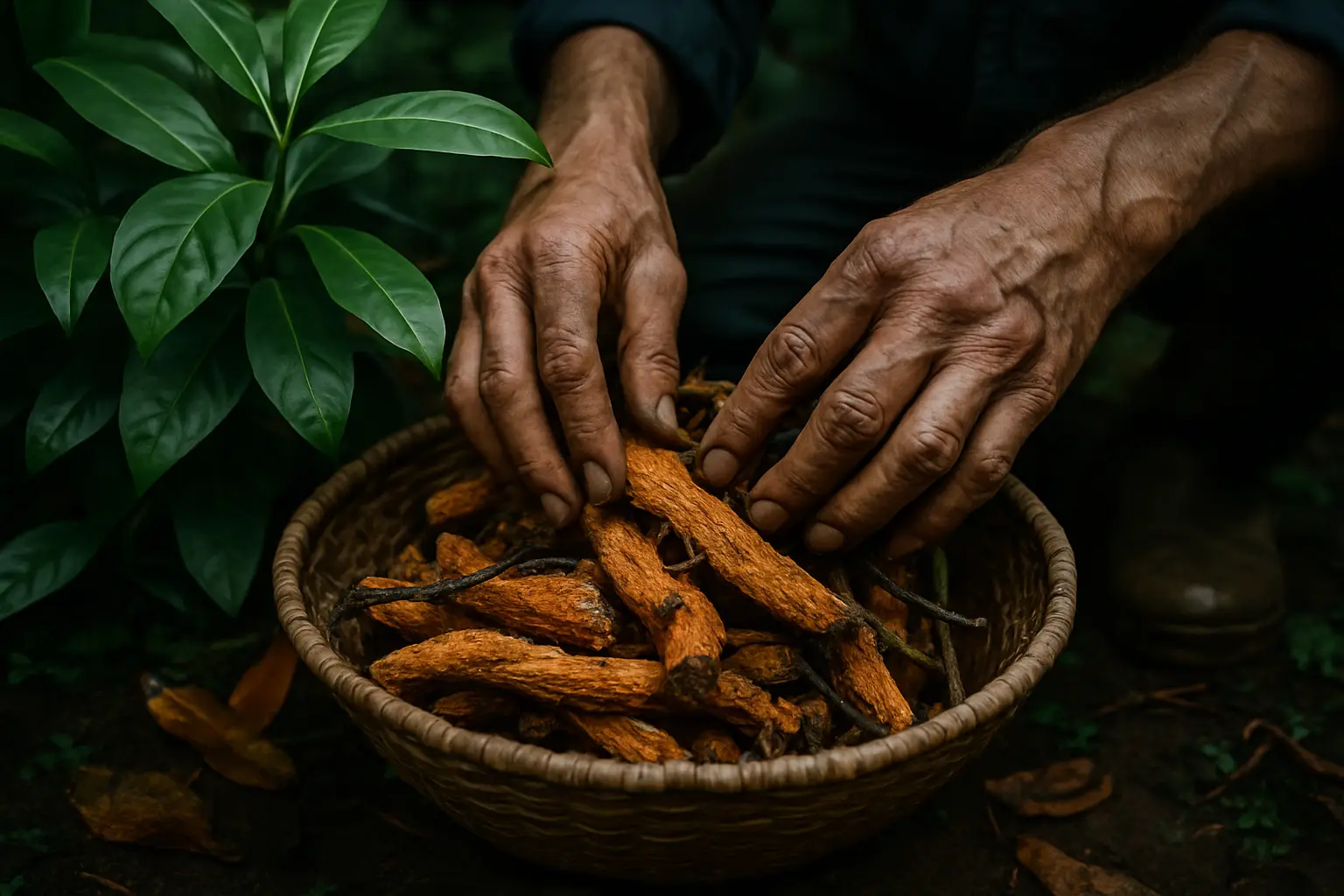 Quiet behind-the-scenes setting illustrating the need for careful context around ibogaine safety and risks